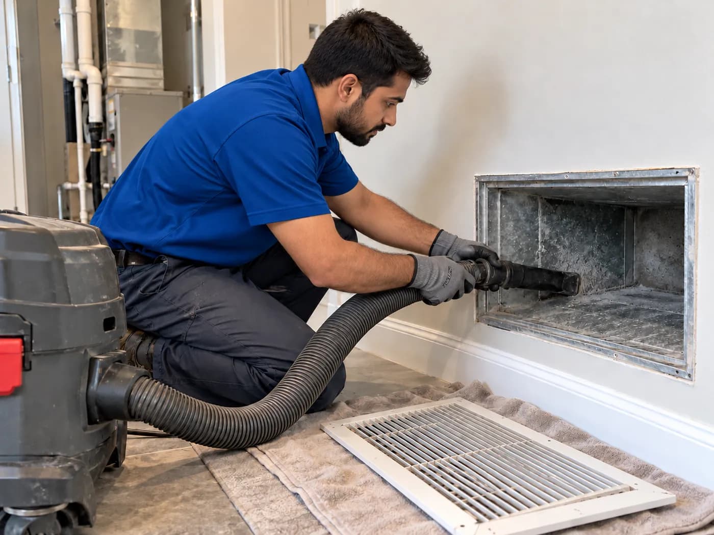 Professional house cleaners from Camz Cleaning at work in a Calgary home
