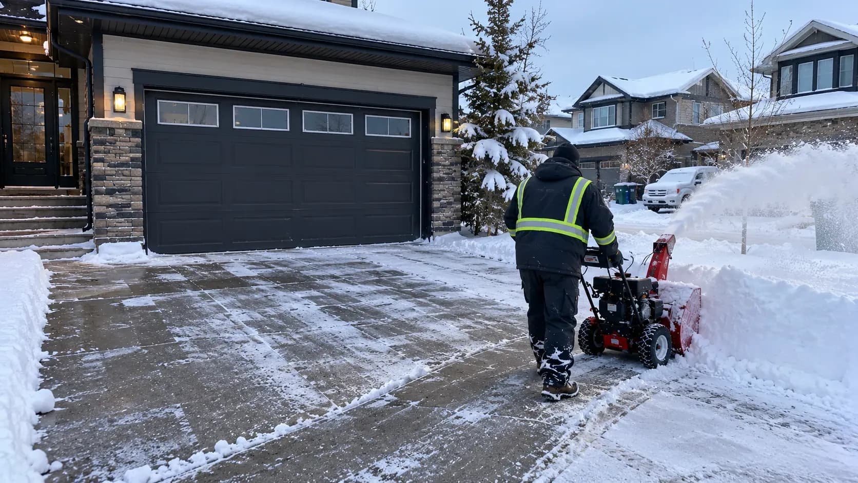 Snow Removal by Camz Cleaning in Calgary